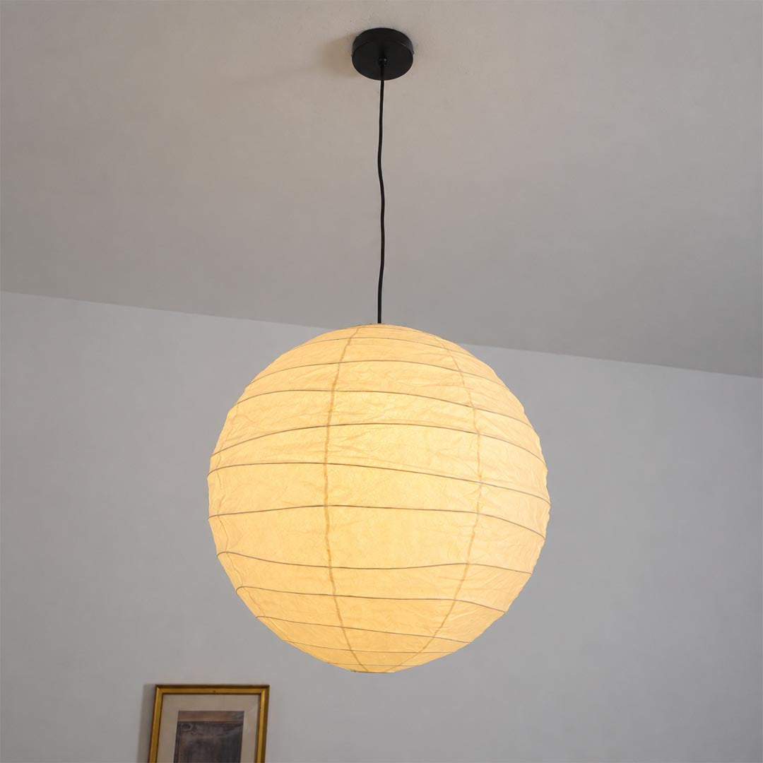 Washi Paper D Sphere Pendant Light