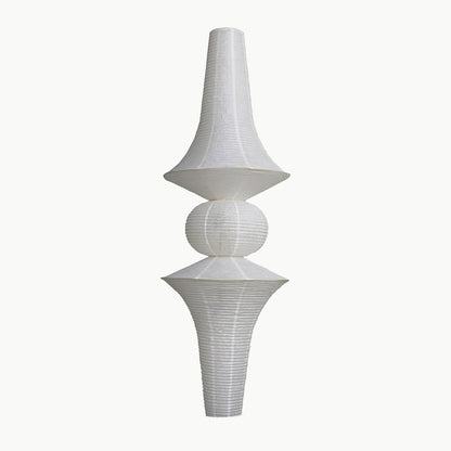 Akari E Series Washi Paper Tall Column Pendant Light