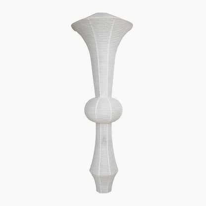 Akari E Series Washi Paper Tall Column Pendant Light