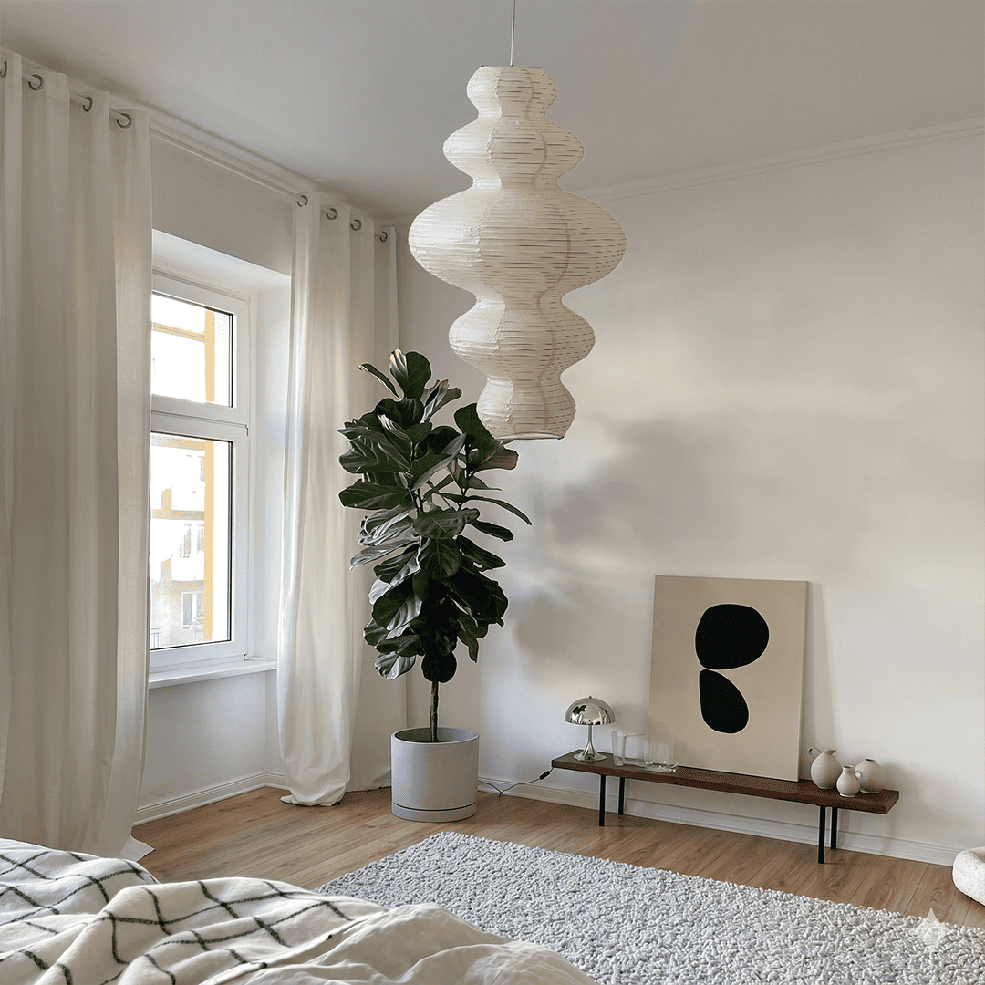 Akari Juni Washi Paper Pendant Lamp