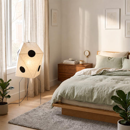 Akari UF3-Q Washi Paper Floor Lamp