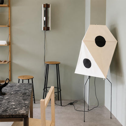 Akari UF3-Q Washi Paper Floor Lamp