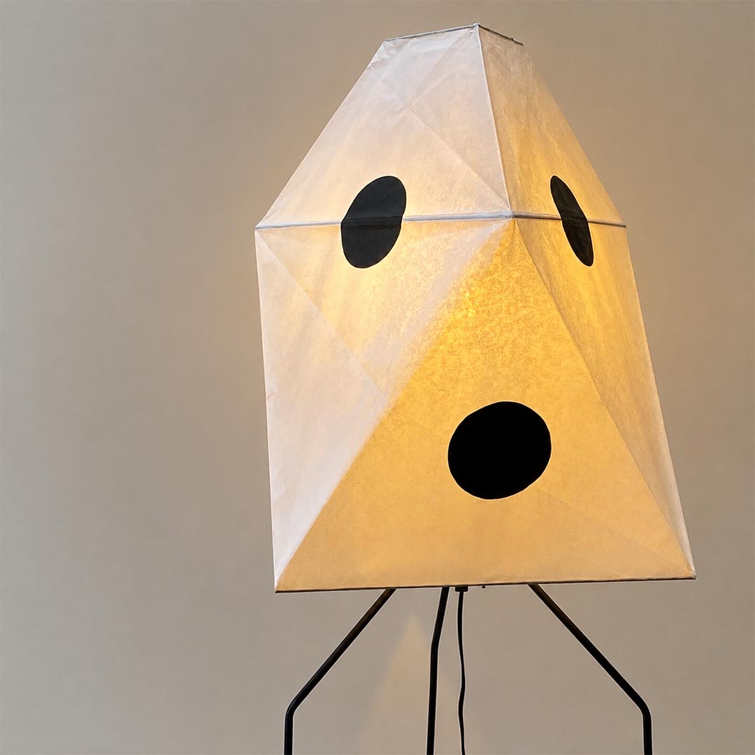 Akari UF3-Q Washi Paper Floor Lamp