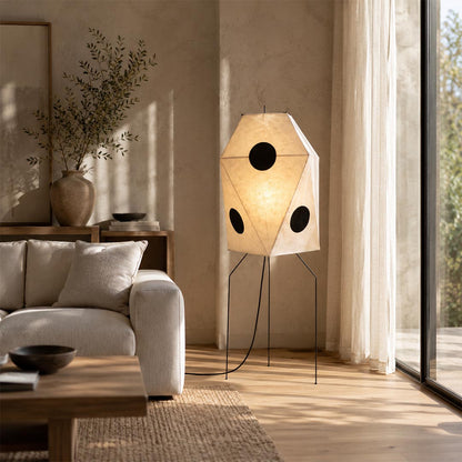 Akari UF3-Q Washi Paper Floor Lamp