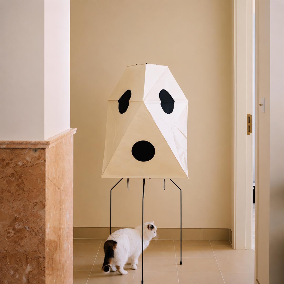 Akari UF3-Q Washi Paper Floor Lamp
