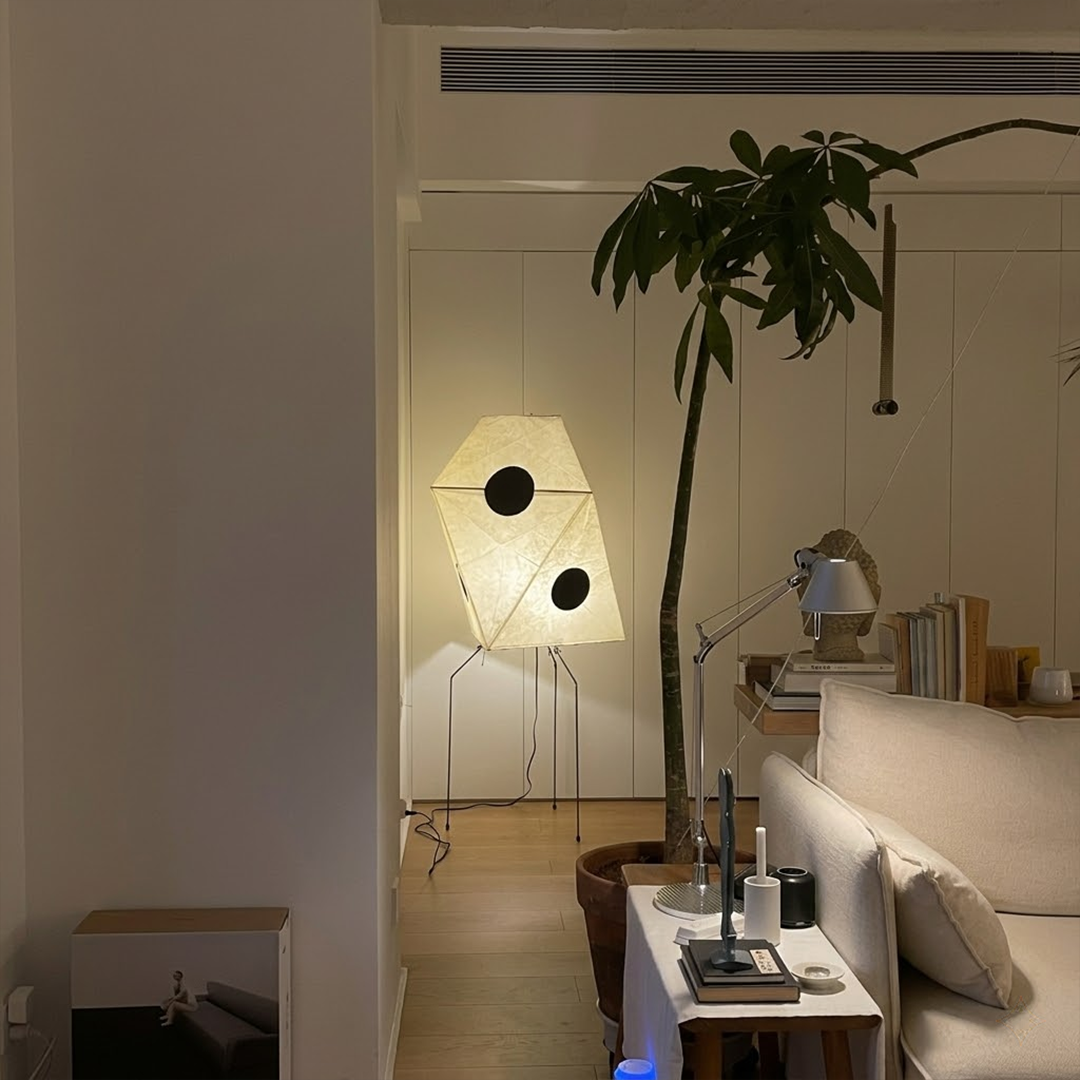 Akari UF3-Q Washi Paper Floor Lamp