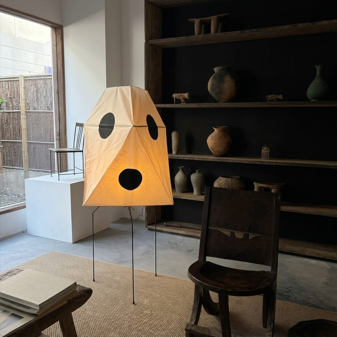 Akari UF3-Q Washi Paper Floor Lamp