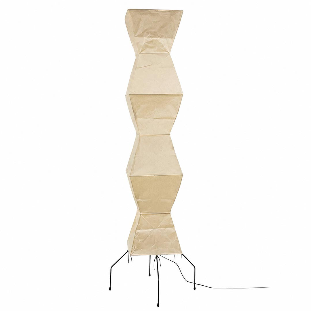 Akari UF4-L9 Washi Paper Tall Cocoon Floor Lamp
