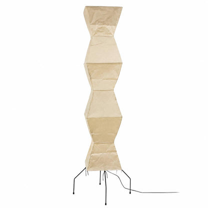 Akari UF4-L9 Washi Paper Tall Cocoon Floor Lamp