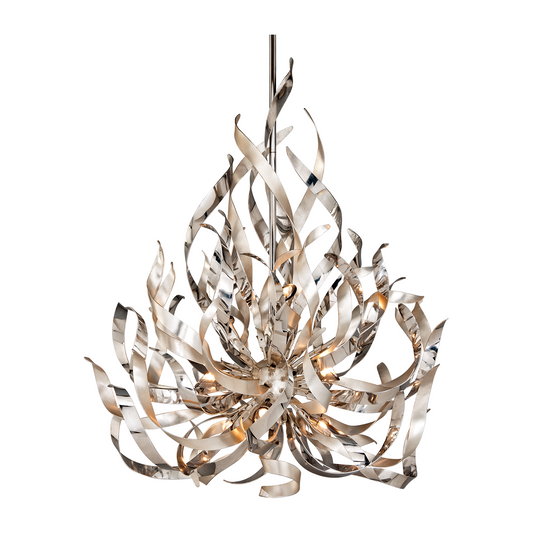 Arvento Silver Ribbon Chandelier