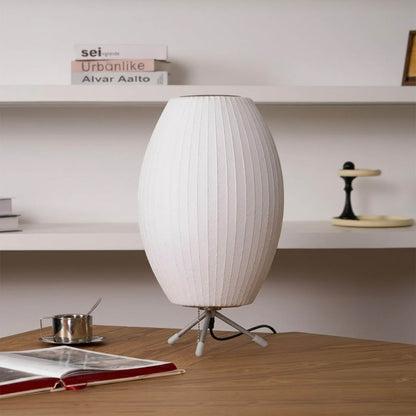 Astrid Tripod Silk Table Lamp
