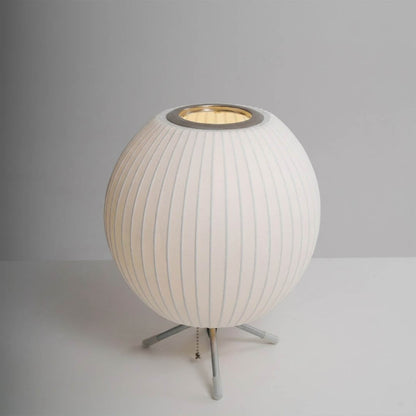 Astrid Tripod Silk Table Lamp