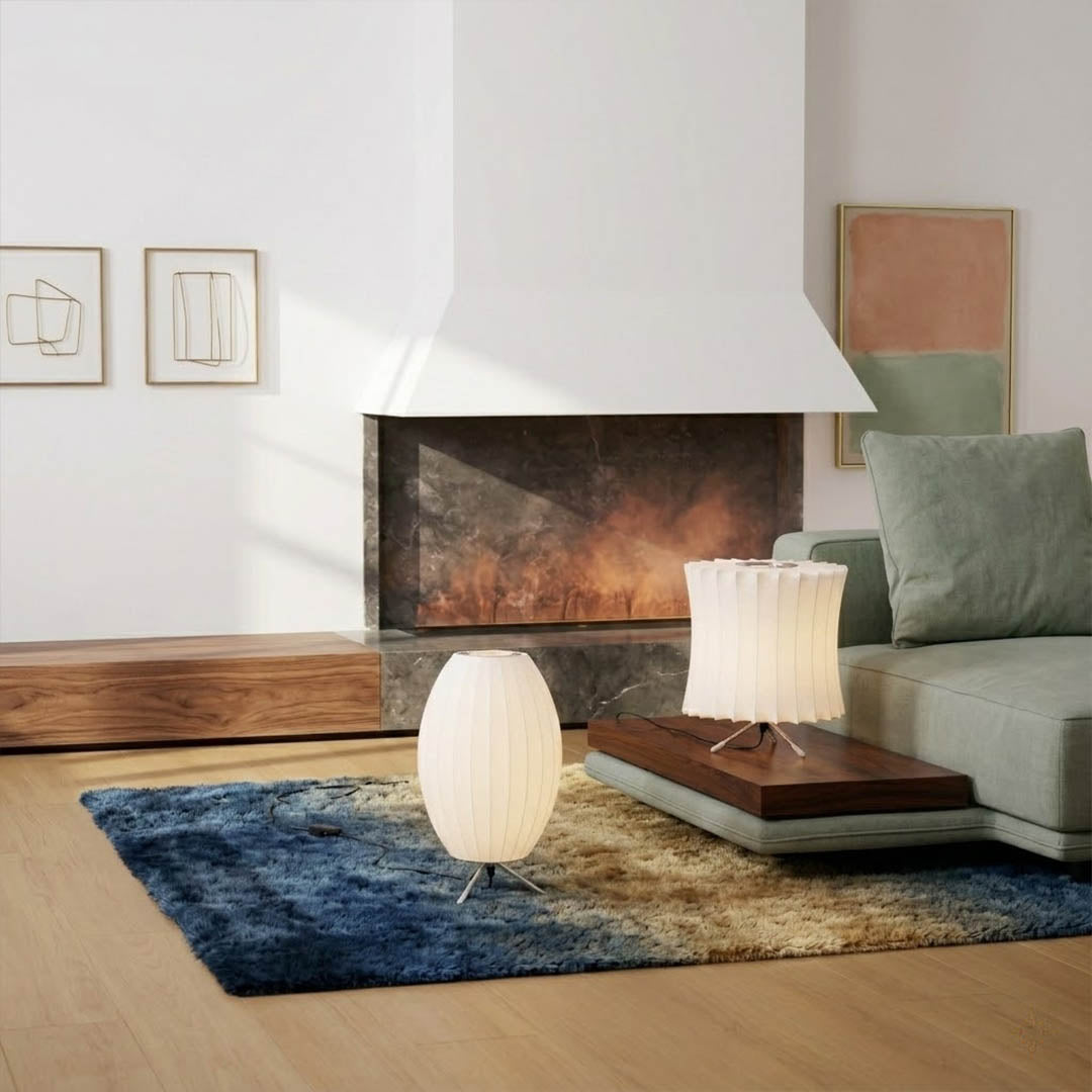 Astrid Tripod Silk Table Lamp