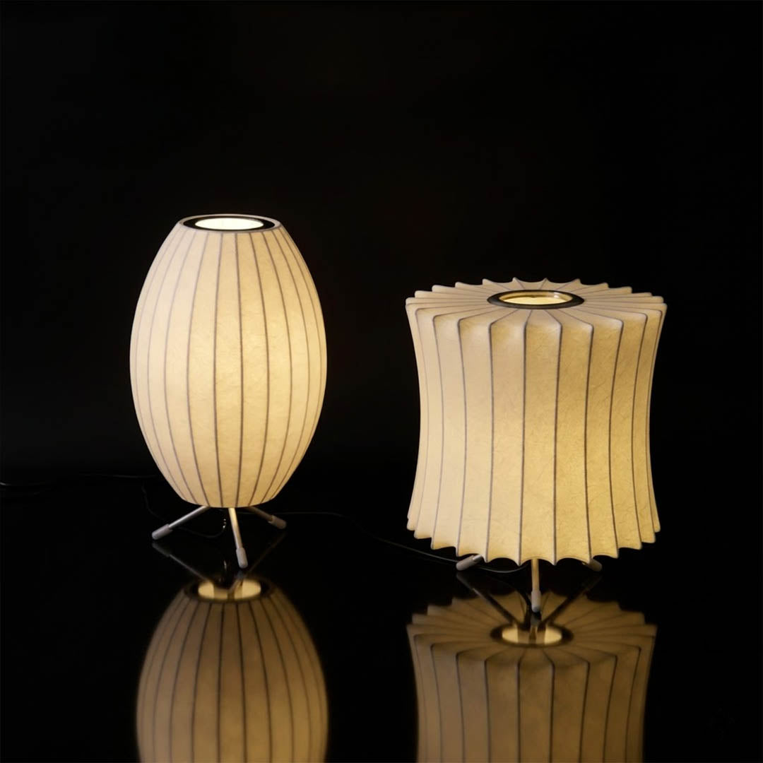 Astrid Tripod Silk Table Lamp