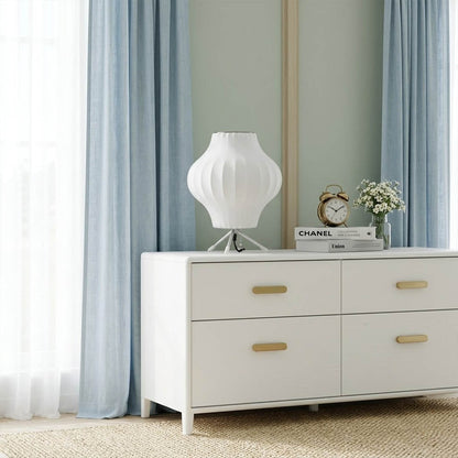 Astrid Tripod Silk Table Lamp
