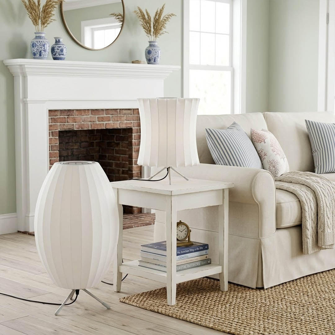Astrid Tripod Silk Table Lamp