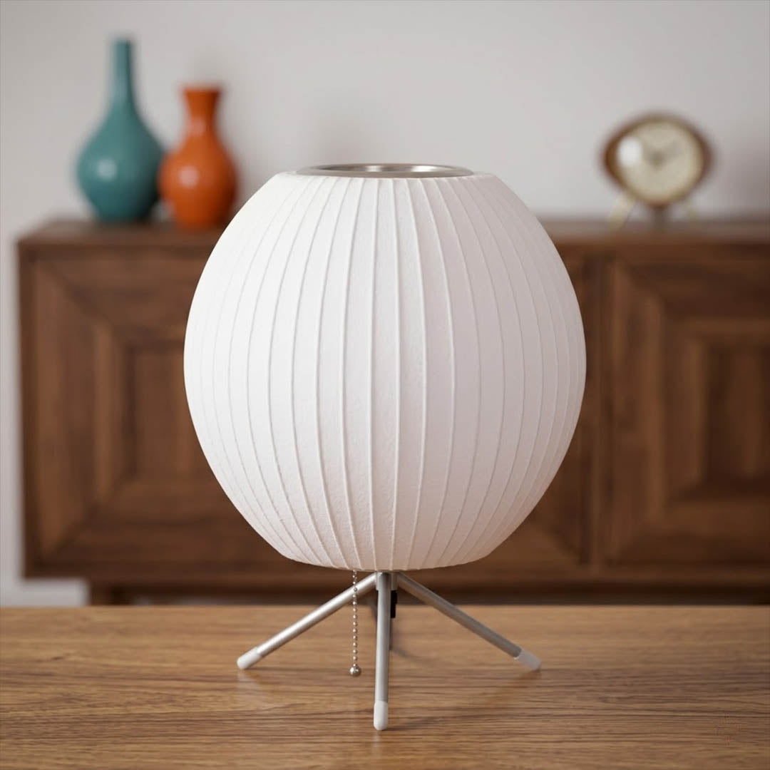 Astrid Tripod Silk Table Lamp