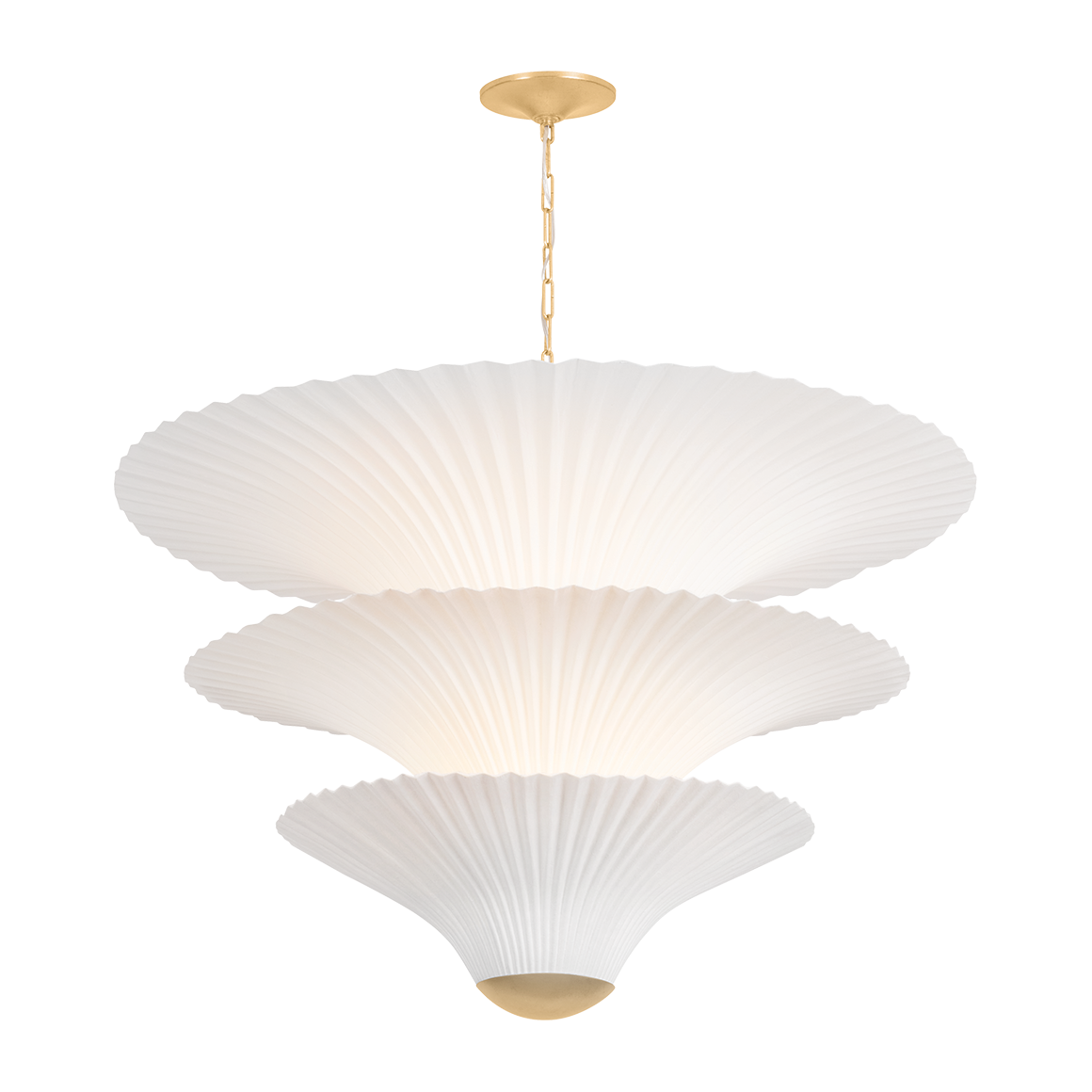 Bellarose Pleated Paper Chandelier