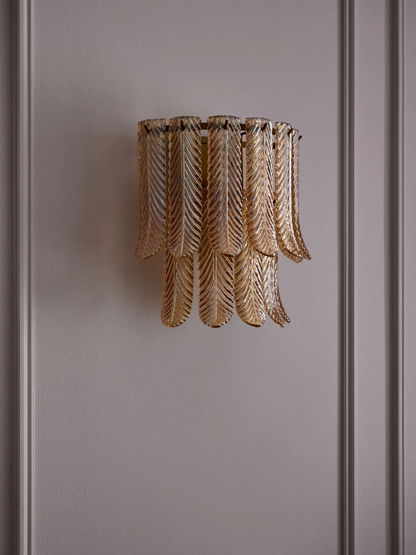 Plume Glass wall light