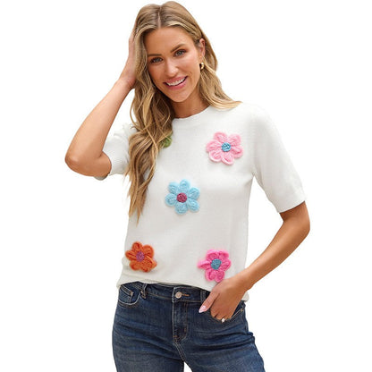 Elira Floral Knit Top