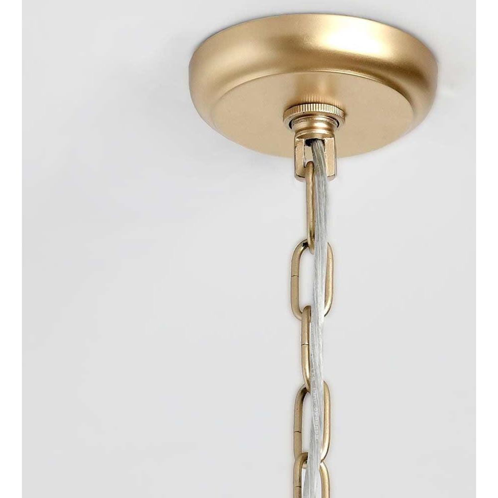Elowen White Beaded Chandelier