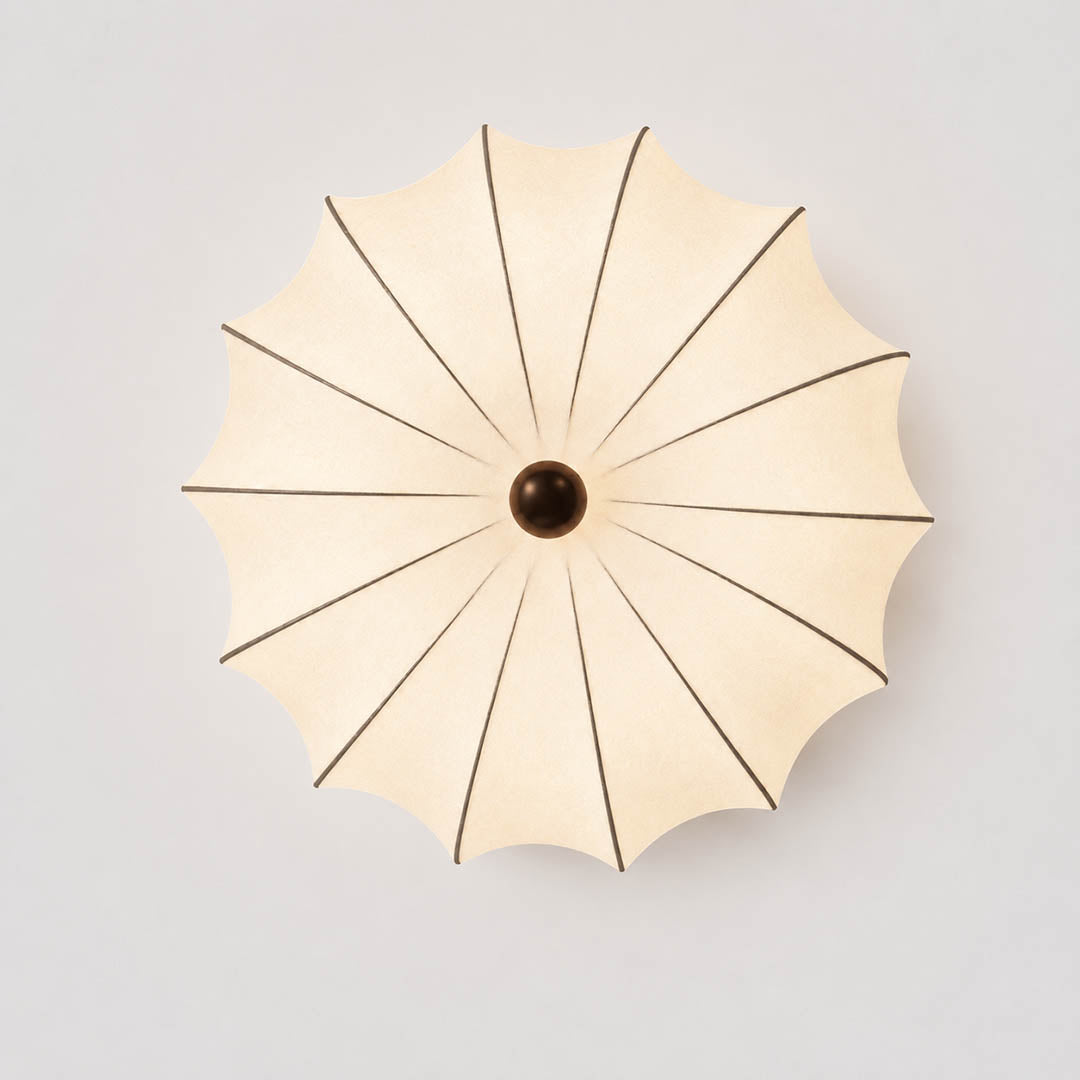 Fiora Silk Pleated Cloud Ceiling Lamp