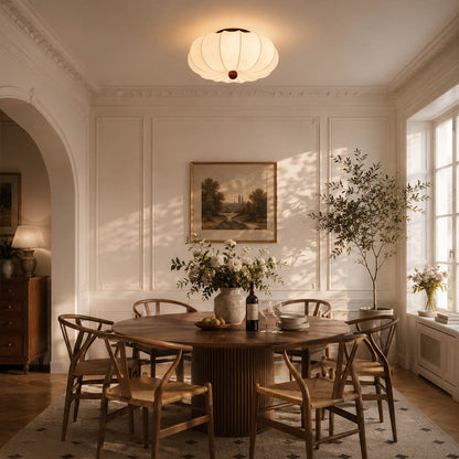 Fiora Silk Pleated Cloud Ceiling Lamp