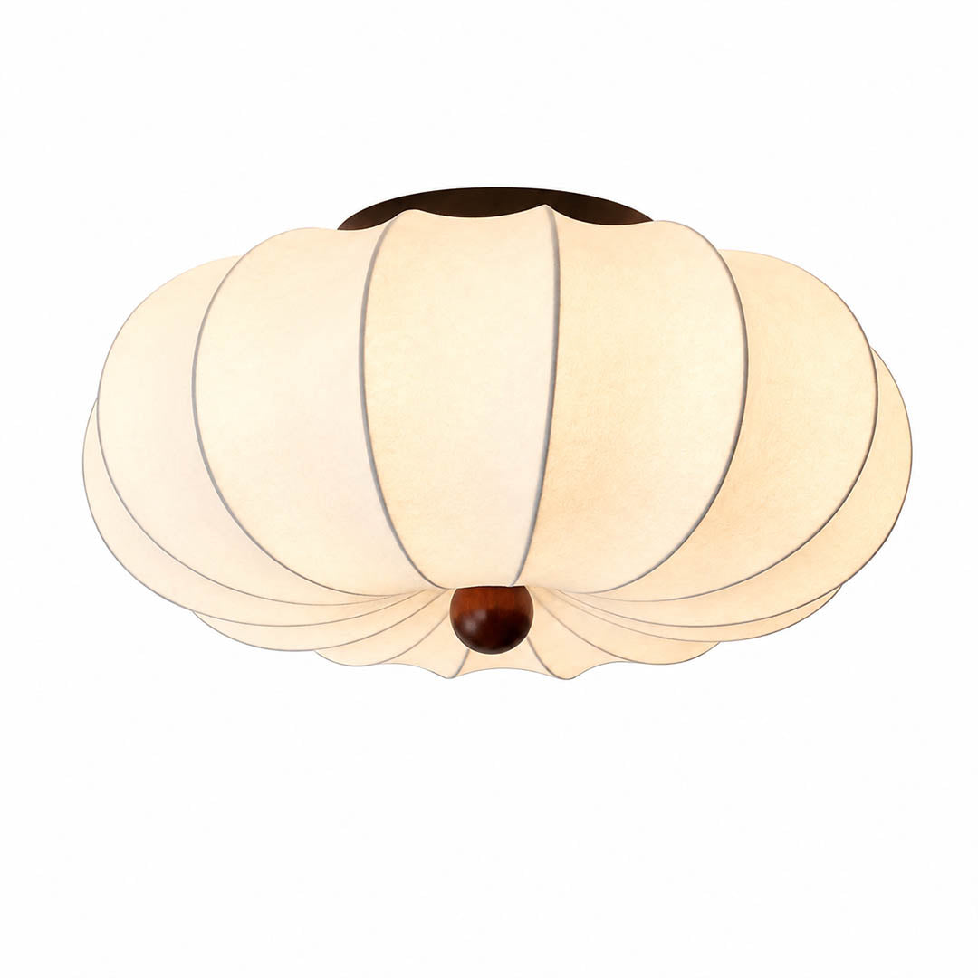 Fiora Silk Pleated Cloud Ceiling Lamp