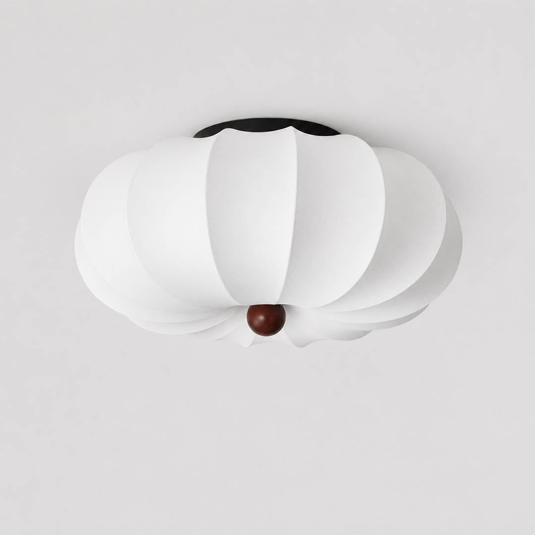Fiora Silk Pleated Cloud Ceiling Lamp