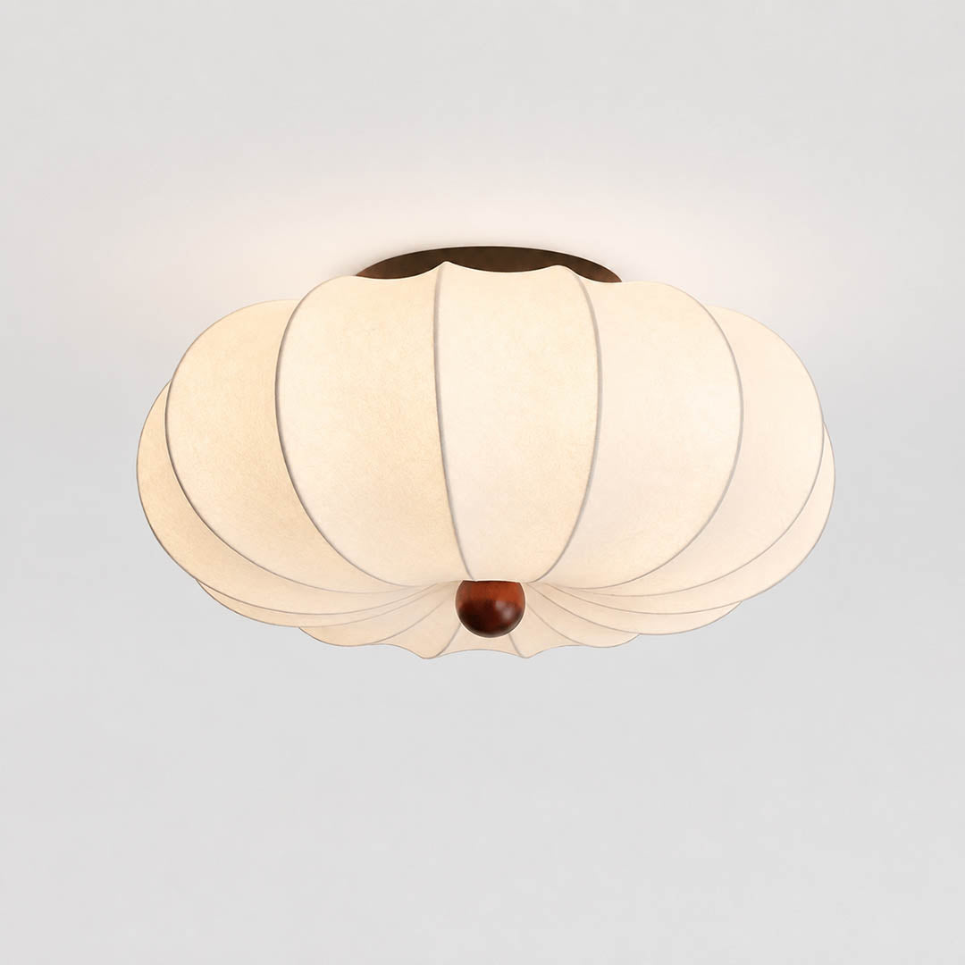 Fiora Silk Pleated Cloud Ceiling Lamp