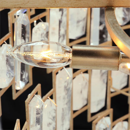 Imperia Occluded Crystal Chandelier
