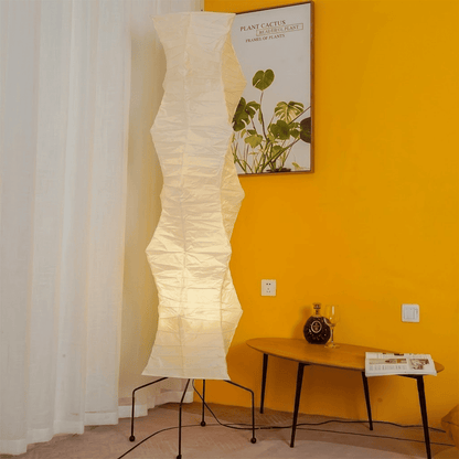 Akari UF4-33N Washi Paper Tall Floor Lamp