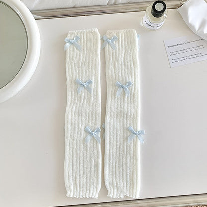 Japanese Bow Detail Cotton Socks