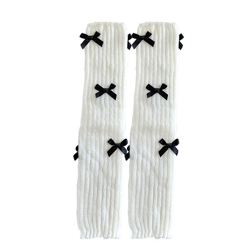 Japanese Bow Detail Cotton Socks