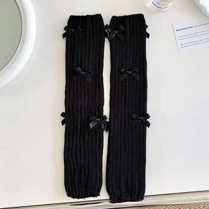 Japanese Bow Detail Cotton Socks