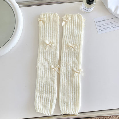Japanese Bow Detail Cotton Socks