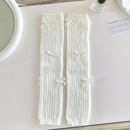 Japanese Bow Detail Cotton Socks