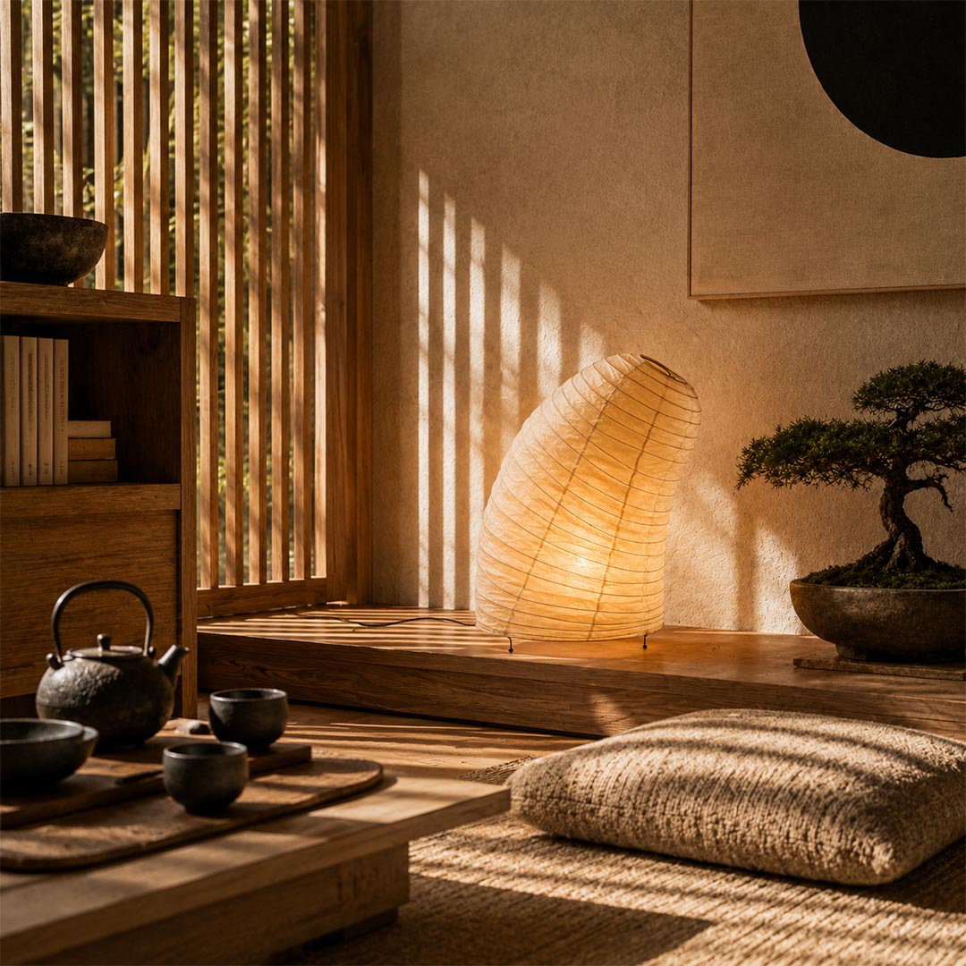 Akari VB-13T Washi Paper Table Lamp