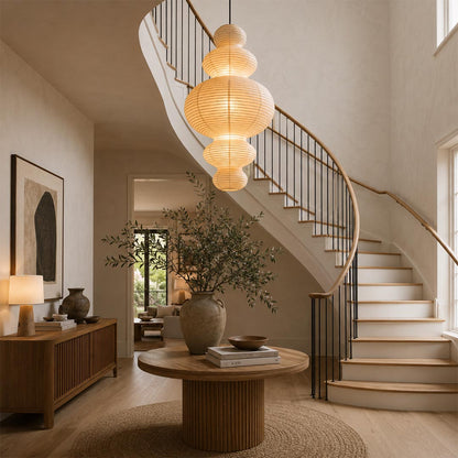 Akari Juni Washi Paper Pendant Lamp