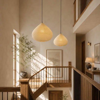 Kuri Washi Paper Pendant Light
