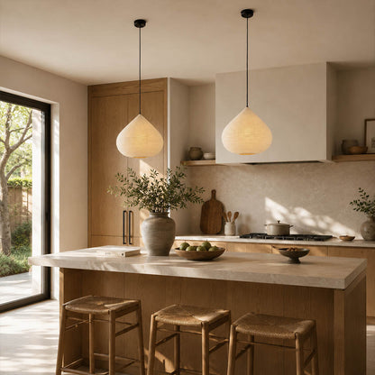 Kuri Washi Paper Pendant Light