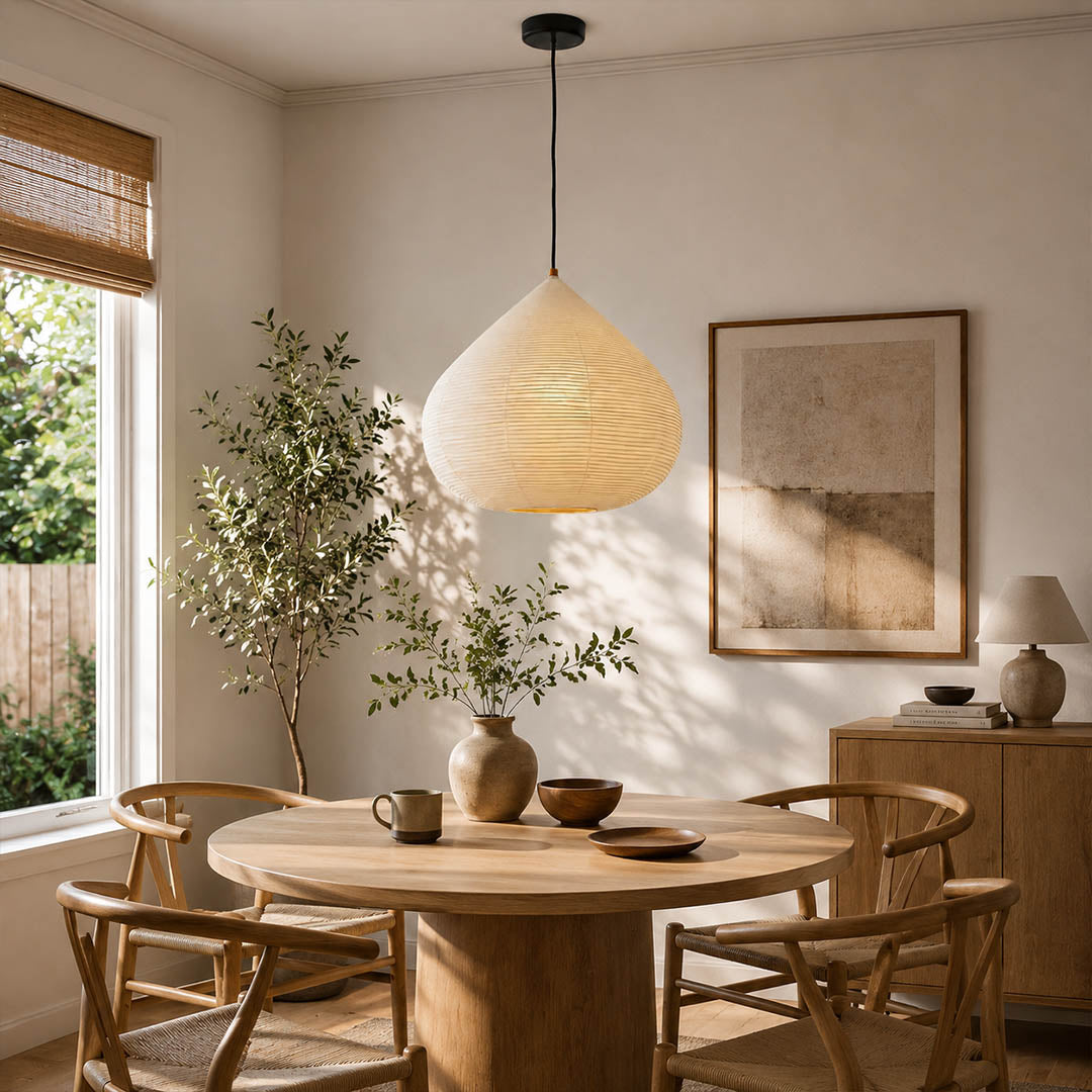 Kuri Washi Paper Pendant Light