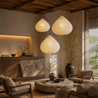 Kuri Washi Paper Pendant Light