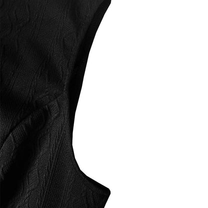 Liora Ribbed Stand Collar Vest