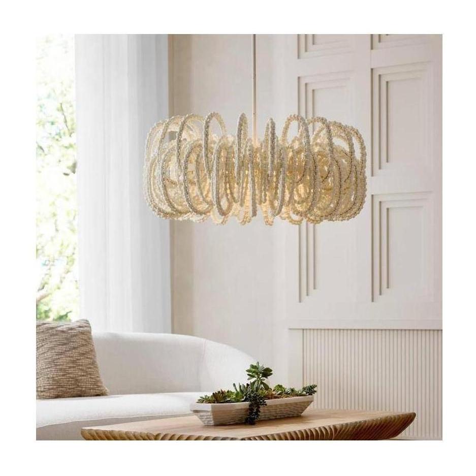 Mariselle Beaded Loop Chandelier
