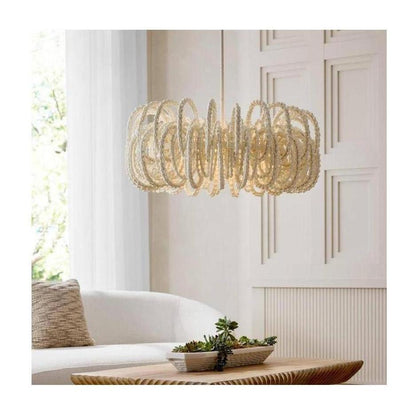 Mariselle Beaded Loop Chandelier