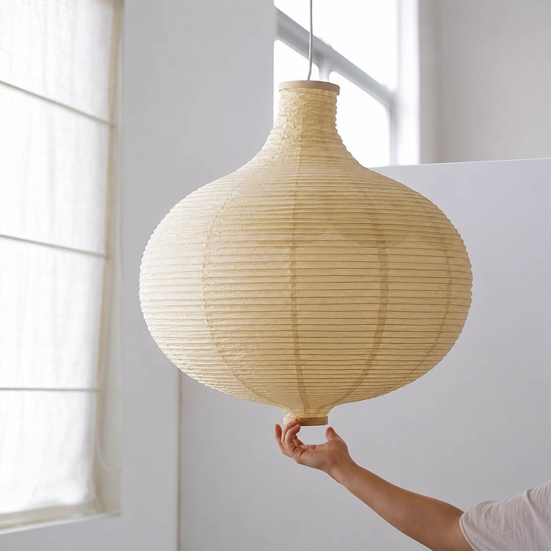 Mayu Washi Paper Pendant Light