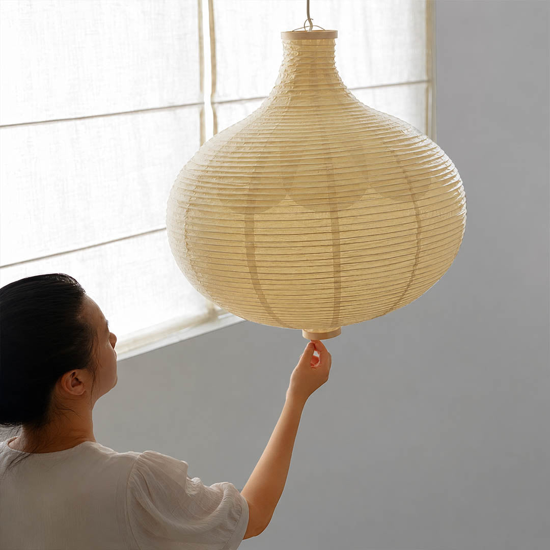 Mayu Washi Paper Pendant Light