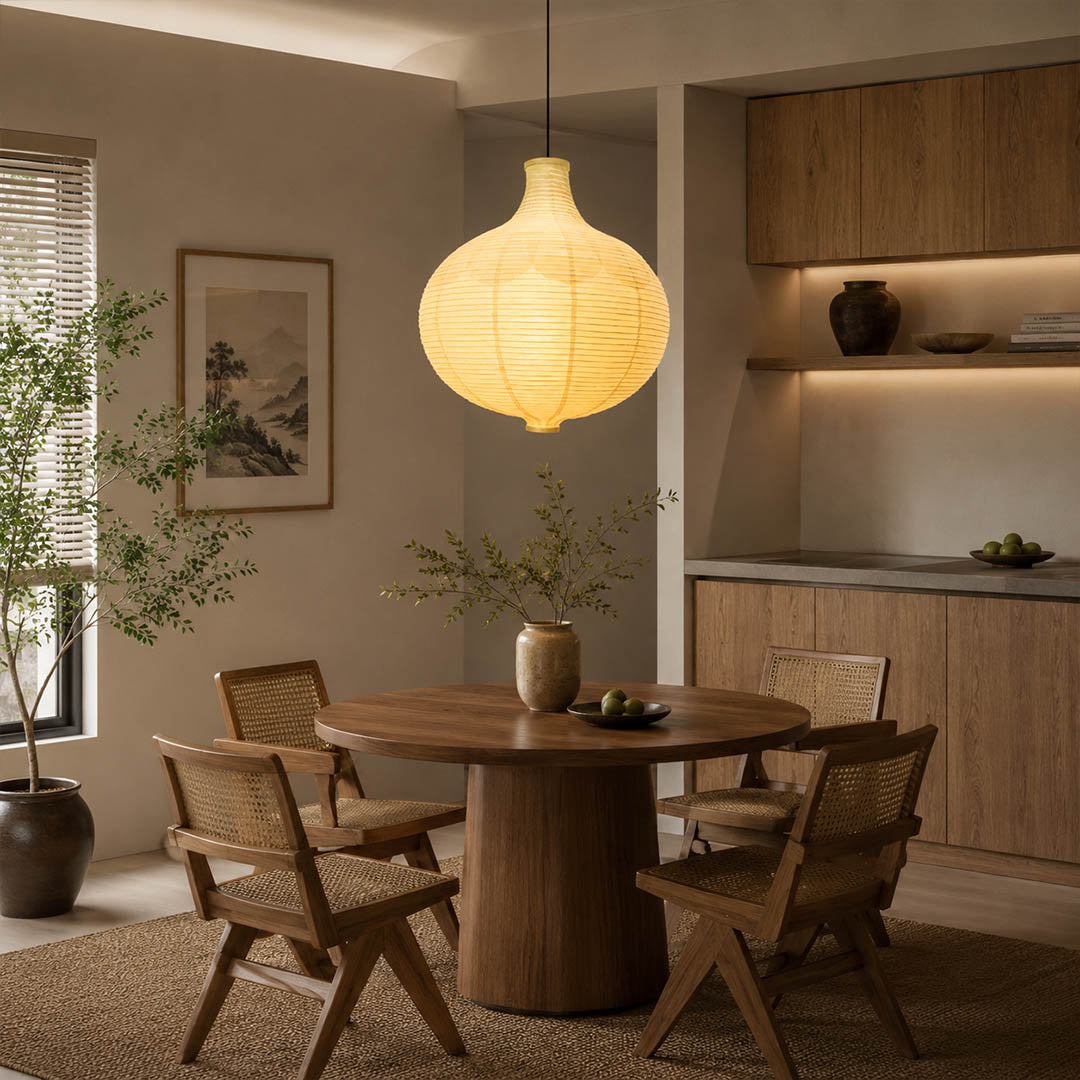 Mayu Washi Paper Pendant Light