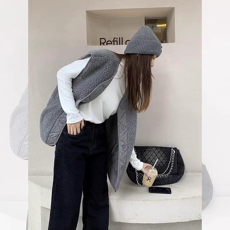 Myra Wool-Blend Vest